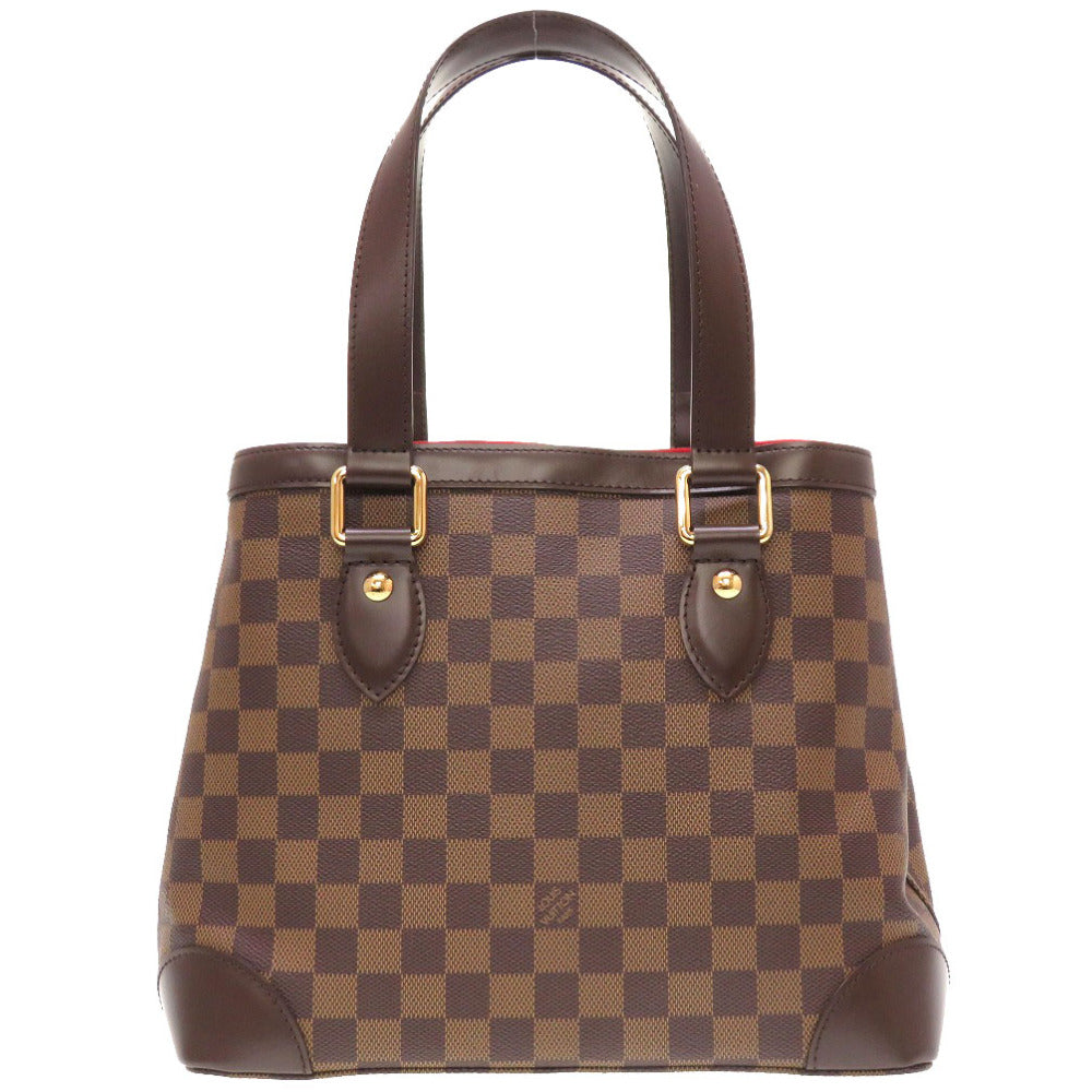 LOUIS VUITTON Handbag N51205 Damier canvas Brown Damier Ebene HamsteadPM Women Used Authentic
