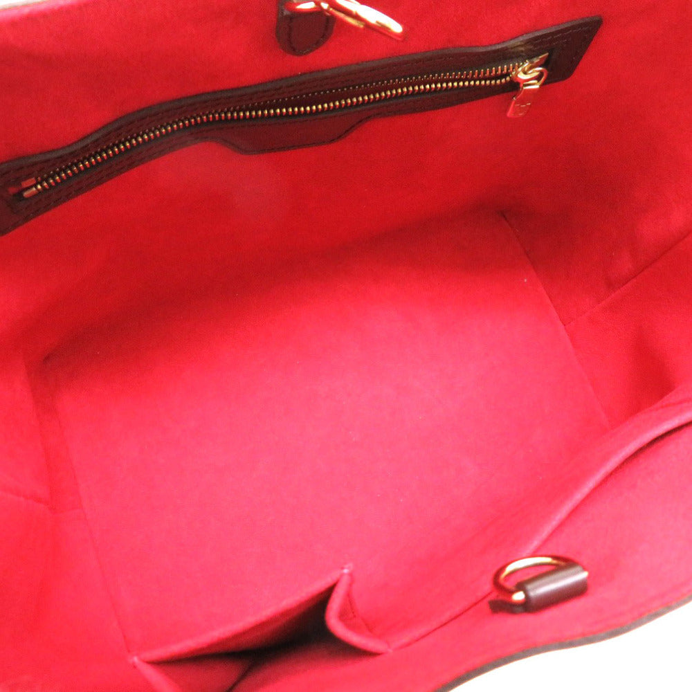 LOUIS VUITTON Handbag N51205 Damier canvas Brown Damier Ebene HamsteadPM Women Used Authentic