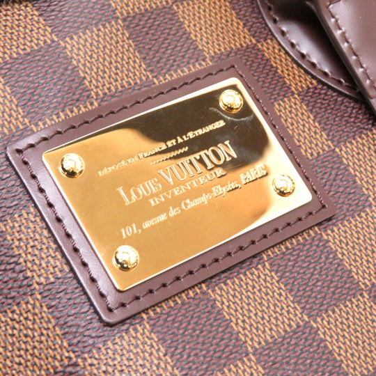LOUIS VUITTON Handbag N51205 Damier canvas Brown Damier Ebene HamsteadPM Women Used Authentic