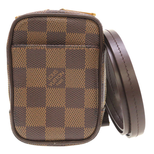 LOUIS VUITTON Shoulder Bag M61738 Damier canvas Brown Damier Ebene Etui Okapi PM Women Used Authentic