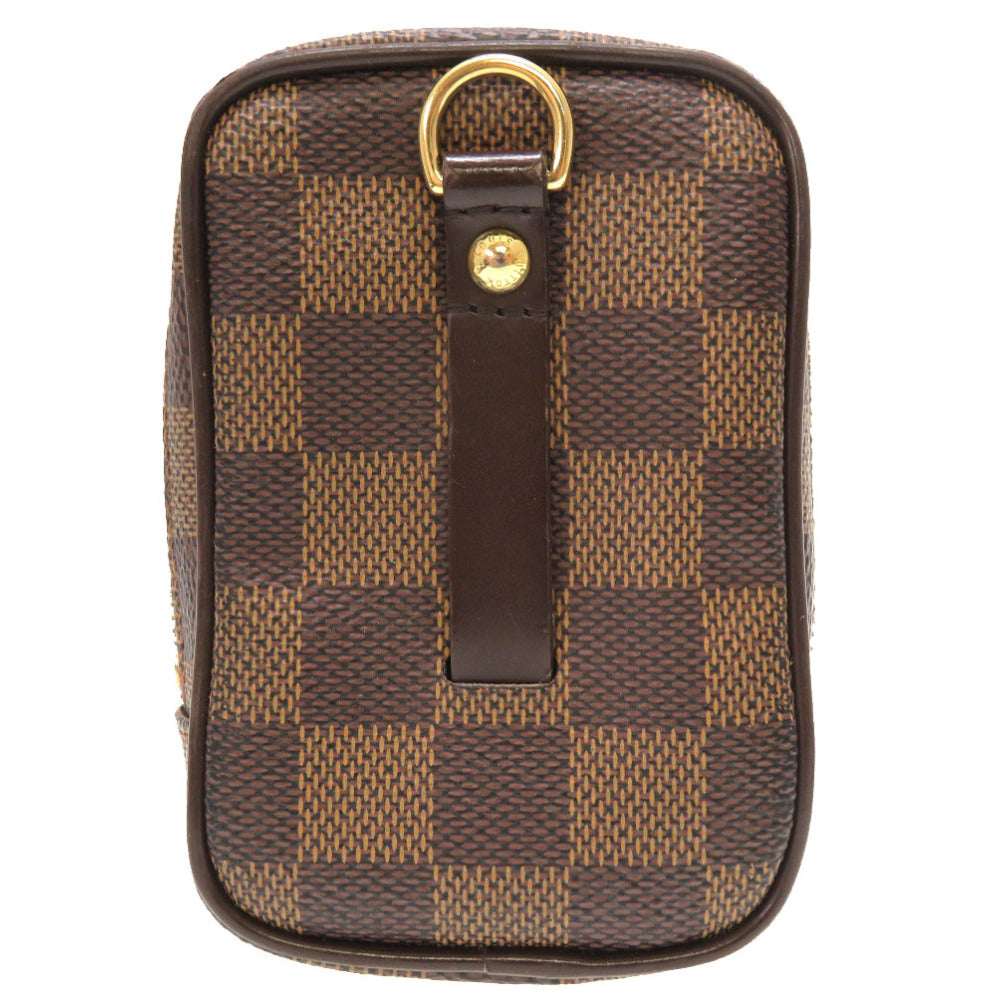LOUIS VUITTON Shoulder Bag M61738 Damier canvas Brown Damier Ebene Etui Okapi PM Women Used Authentic
