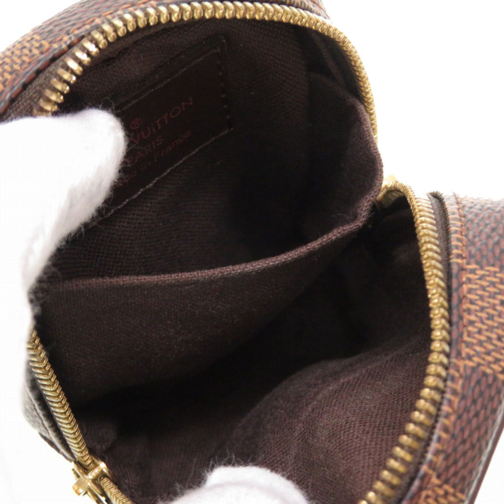 LOUIS VUITTON Shoulder Bag M61738 Damier canvas Brown Damier Ebene Etui Okapi PM Women Used Authentic