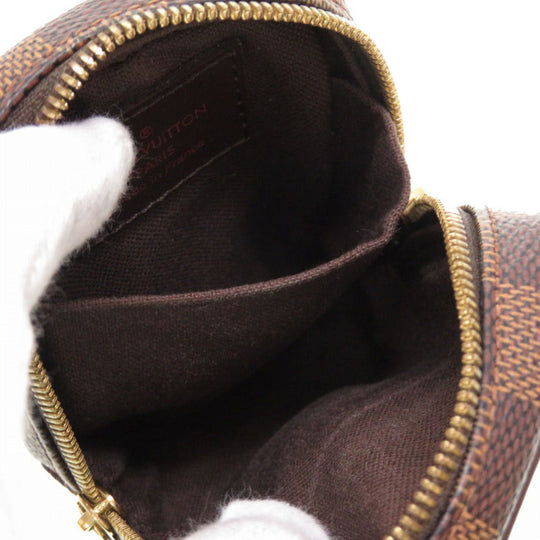 LOUIS VUITTON Shoulder Bag M61738 Damier canvas Brown Damier Ebene Etui Okapi PM Women Used Authentic