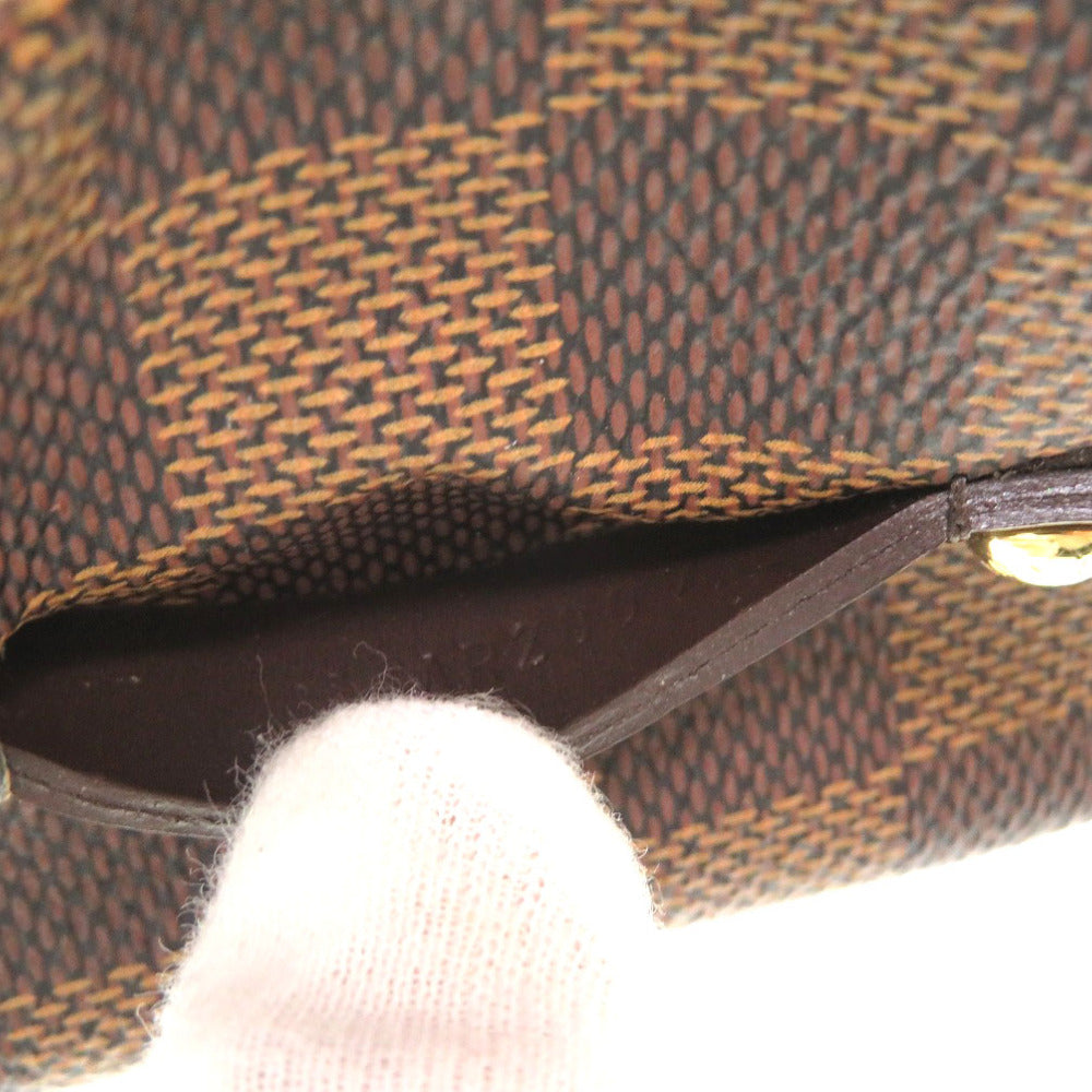 LOUIS VUITTON Shoulder Bag M61738 Damier canvas Brown Damier Ebene Etui Okapi PM Women Used Authentic