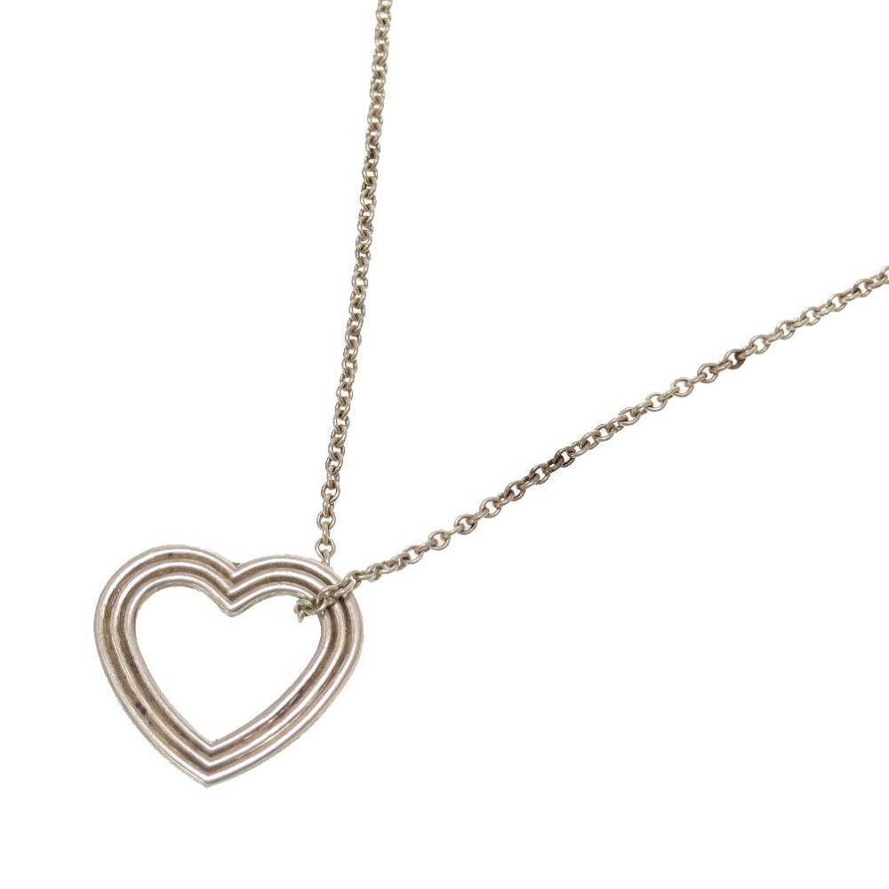 TIFFANY&Co. Necklace Silver925 Silver heart Menard Women Used Authentic