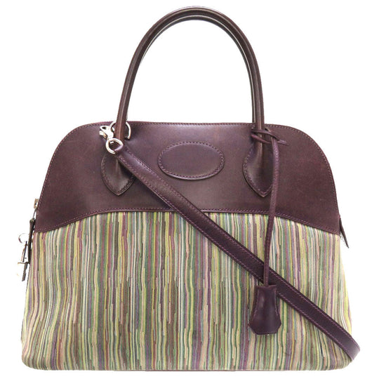 HERMES Handbag Vibrato Leysin Bored 31 Women Used Authentic