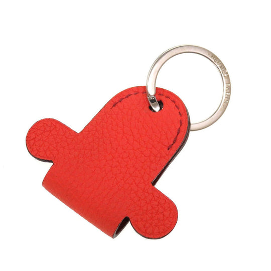 HERMES key ring leather Orange Petit Ash unisex(Unisex) Used Authentic