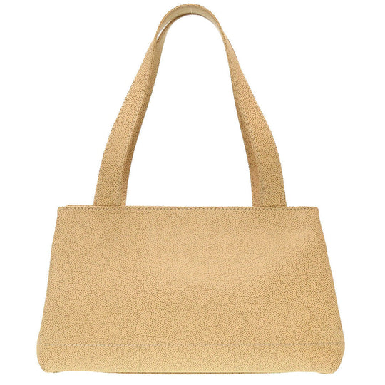 CHANEL Tote Bag Caviar skin beige COCO Mark Women Used Authentic