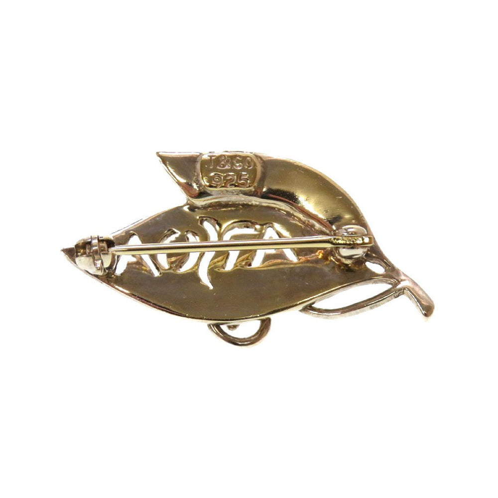 TIFFANY&Co. Brooch Silver925 Silver Leaf motif unisex(Unisex) Used Authentic