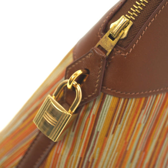HERMES Handbag Boxcalf, Vibrato Noazette Bored 35 Women Used Authentic