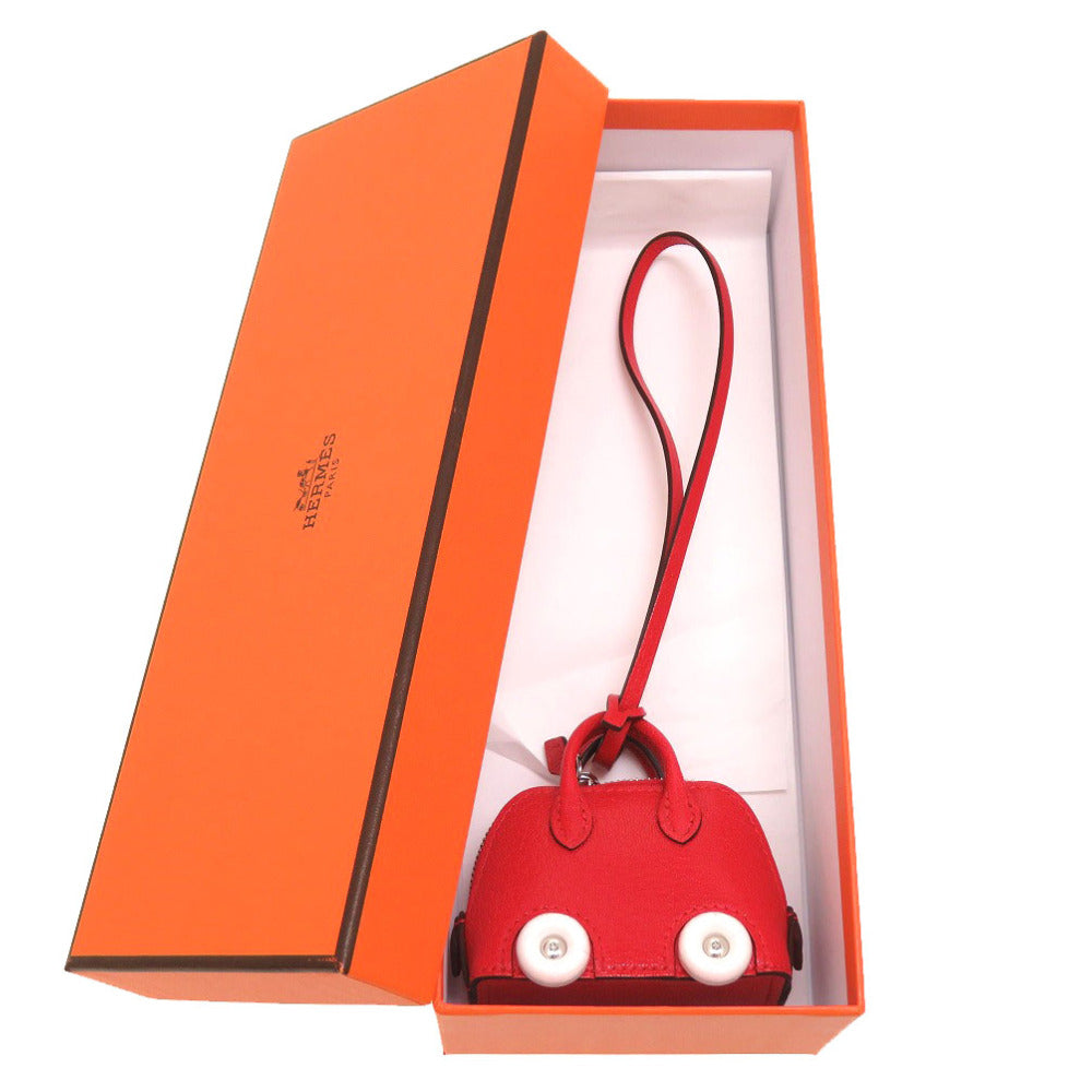 HERMES key ring Shave Rouge coo Bolide on Wheels unisex(Unisex) Used Authentic