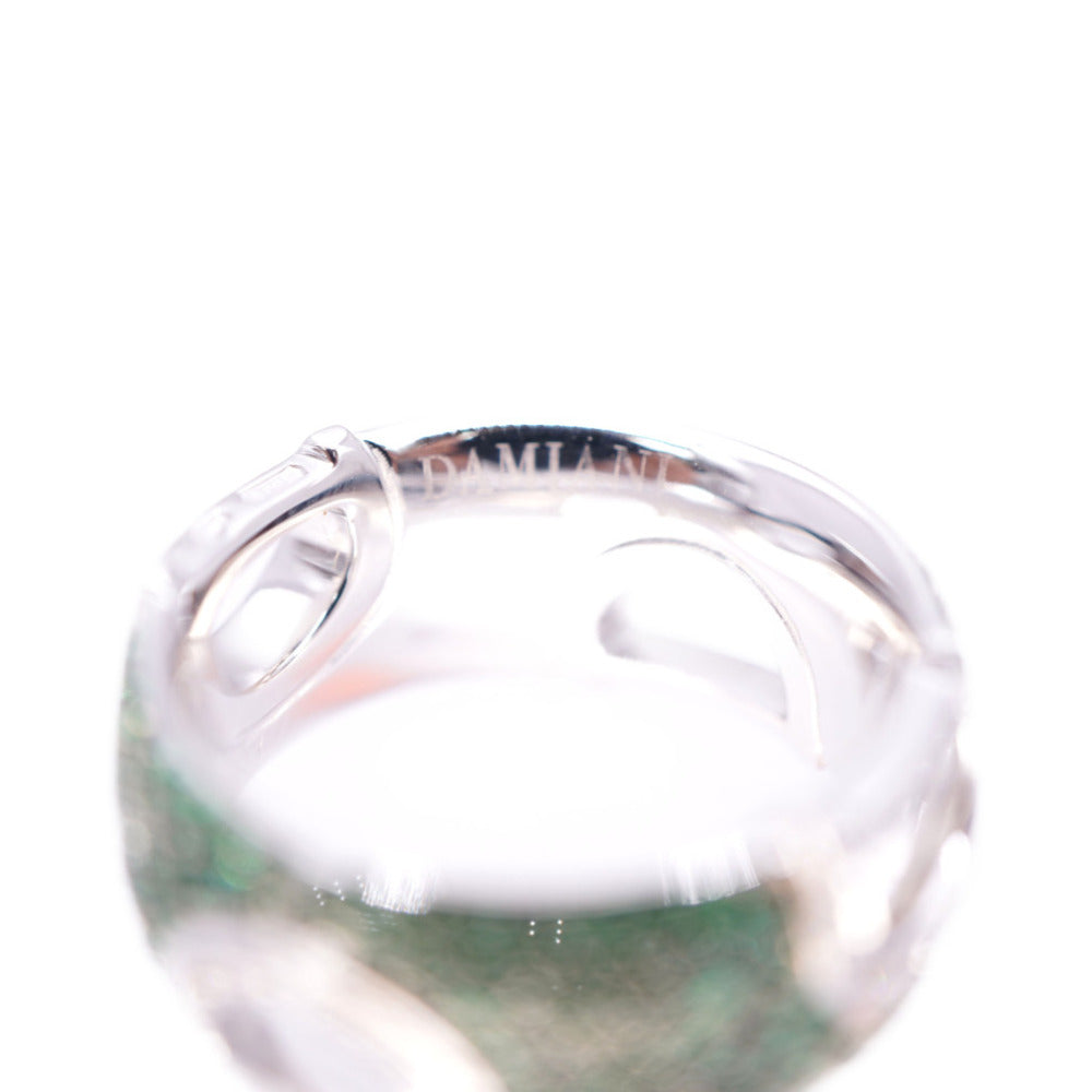 Damiani Ring Emerald, Diamond green D icon Women Used Authentic