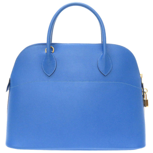 HERMES Handbag Courchevel Blue france Bored 35 unisex(Unisex) Used Authentic