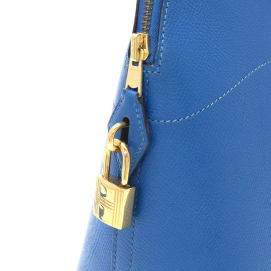 HERMES Handbag Courchevel Blue france Bored 35 unisex(Unisex) Used Authentic