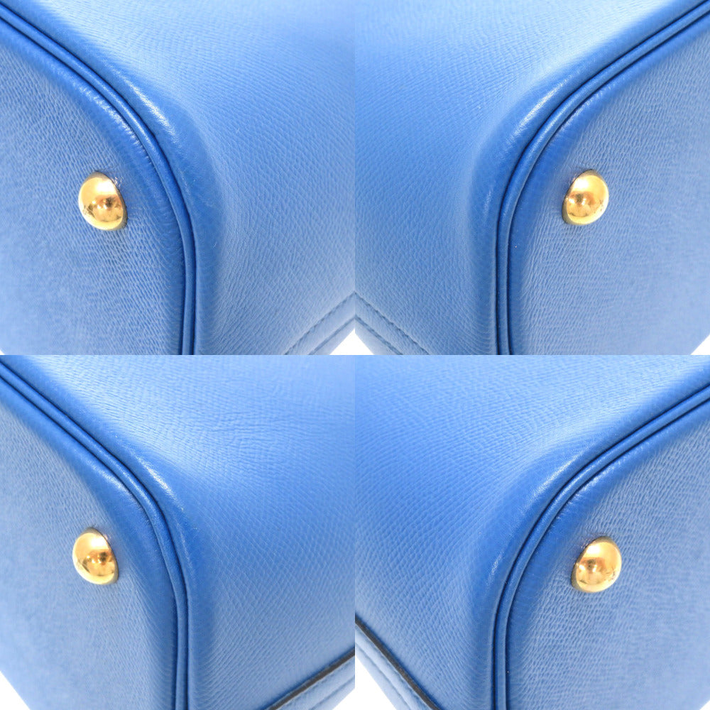 HERMES Handbag Courchevel Blue france Bored 35 unisex(Unisex) Used Authentic