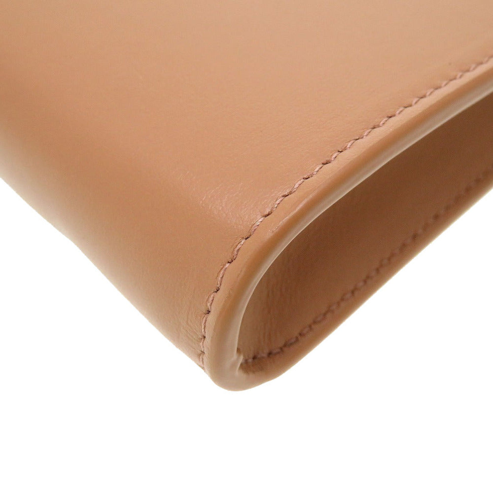 JIL SANDER Shoulder Bag JSMU840080 leather Brown Smartphone holder tangle small Women(Unisex) Used Authentic