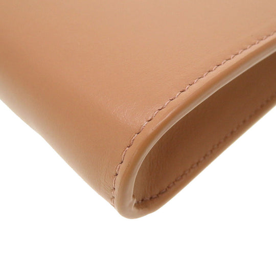 JIL SANDER Shoulder Bag JSMU840080 leather Brown Smartphone holder tangle small Women(Unisex) Used Authentic