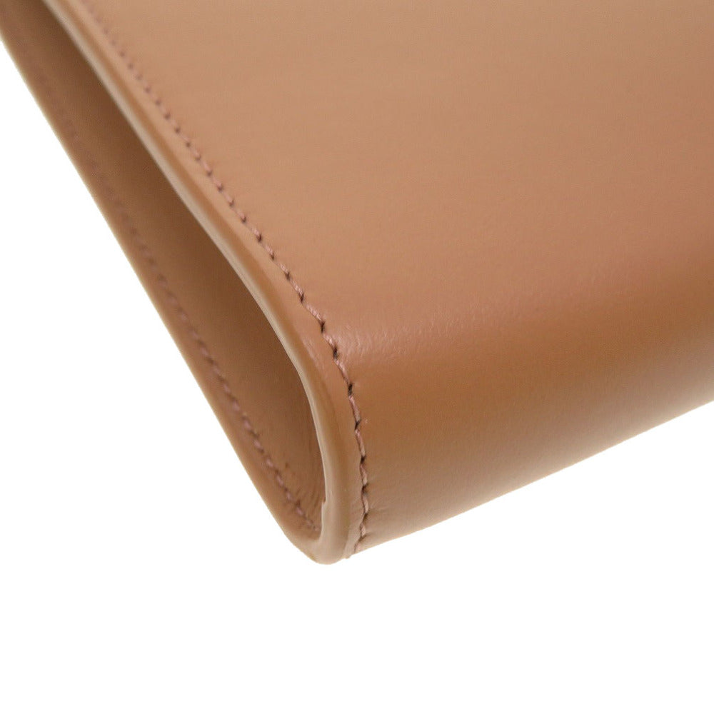 JIL SANDER Shoulder Bag JSMU840080 leather Brown Smartphone holder tangle small Women(Unisex) Used Authentic