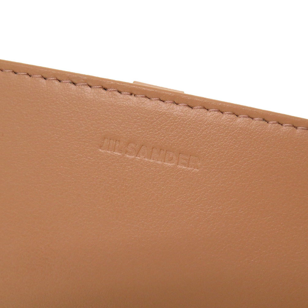 JIL SANDER Shoulder Bag JSMU840080 leather Brown Smartphone holder tangle small Women(Unisex) Used Authentic