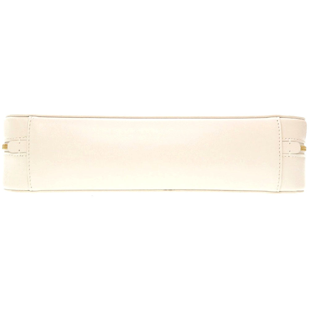 JIL SANDER Shoulder Bag JSWU853627 WUB69192N 109 leather white Women Used Authentic