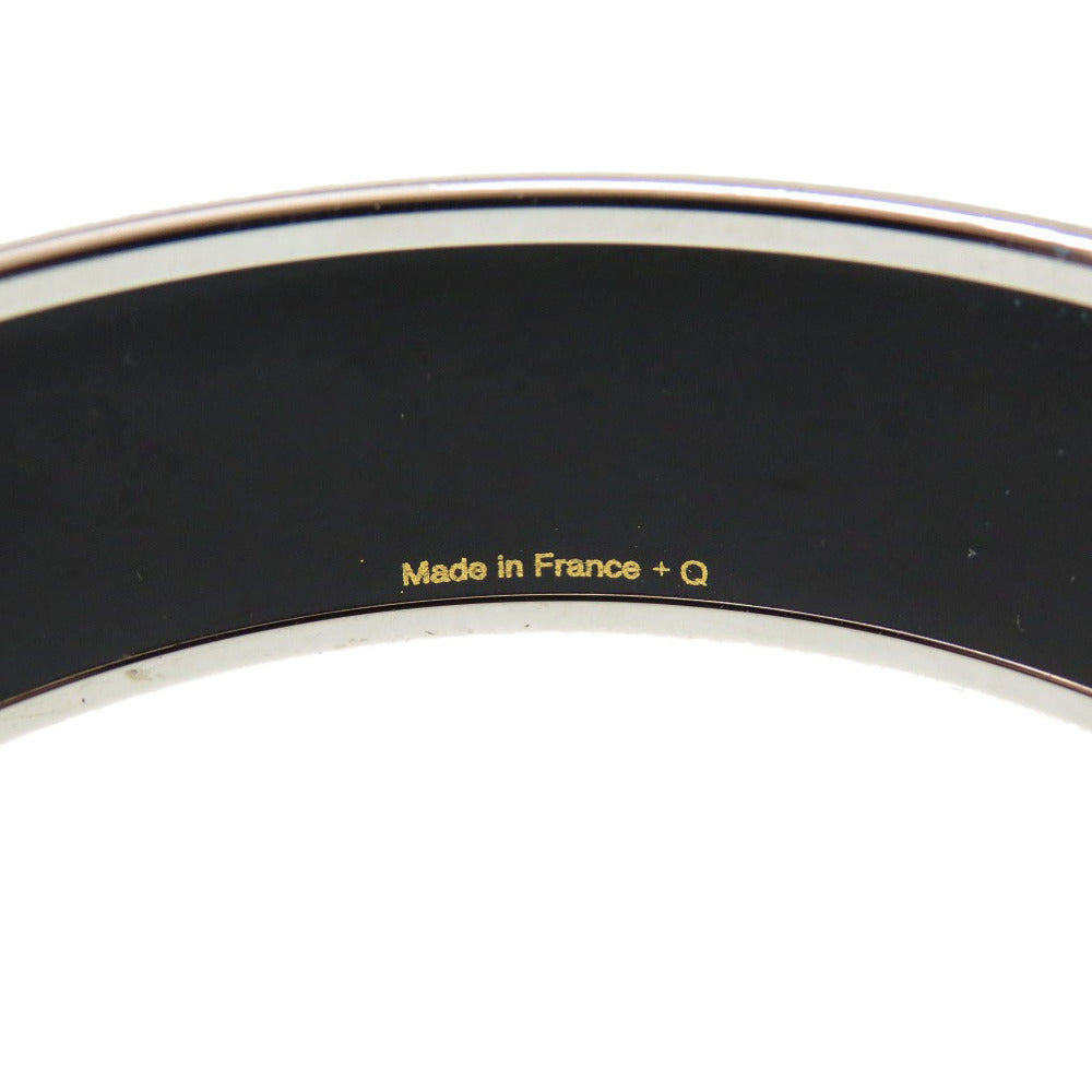 HERMES Bangle metal purple Email GM Curry Sho Cloisonne Women Used Authentic