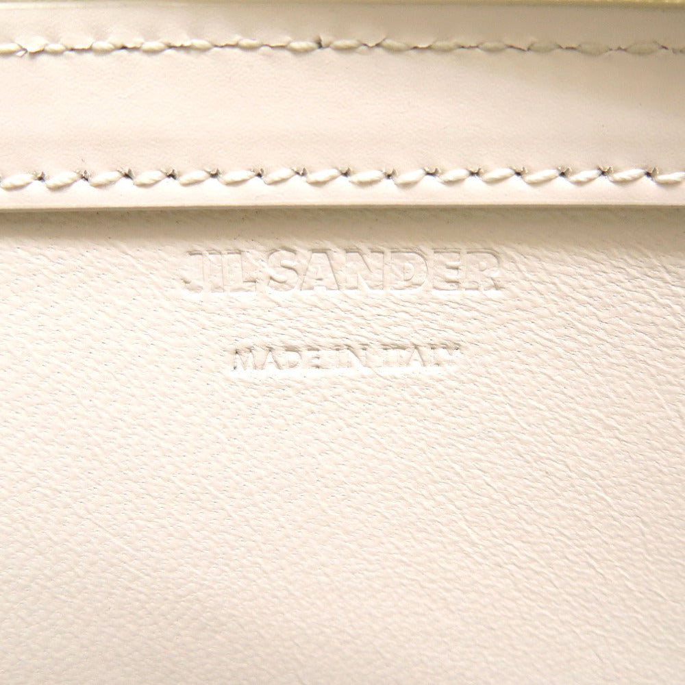 JIL SANDER Handbag JSWQ856413 leather white 3WAY TOOTIE Women Used Authentic