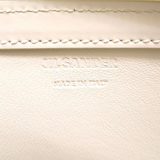JIL SANDER Handbag JSWQ856413 leather white 3WAY TOOTIE Women Used Authentic