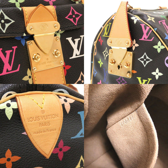 LOUIS VUITTON Handbag M92642 Monogram multicolor Noir Monogram multicolor Speedy 30 Women Used Authentic