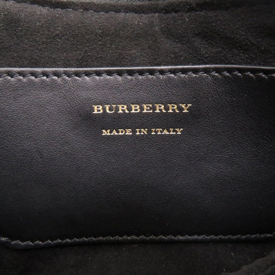 BURBERRY Shoulder Bag leather green Beast Collection Falcon Women Used Authentic