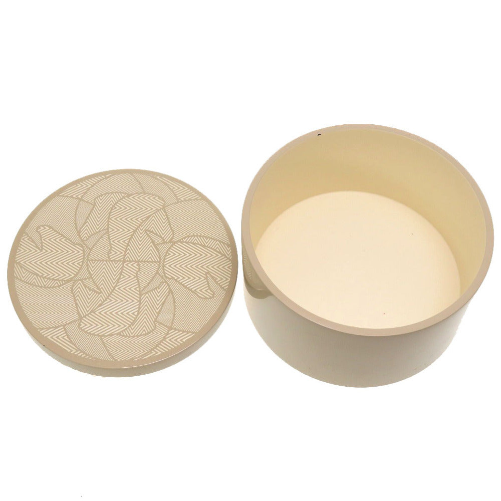 HERMES Other accessories Wood Ivory multi case lacquered Women Used Authentic