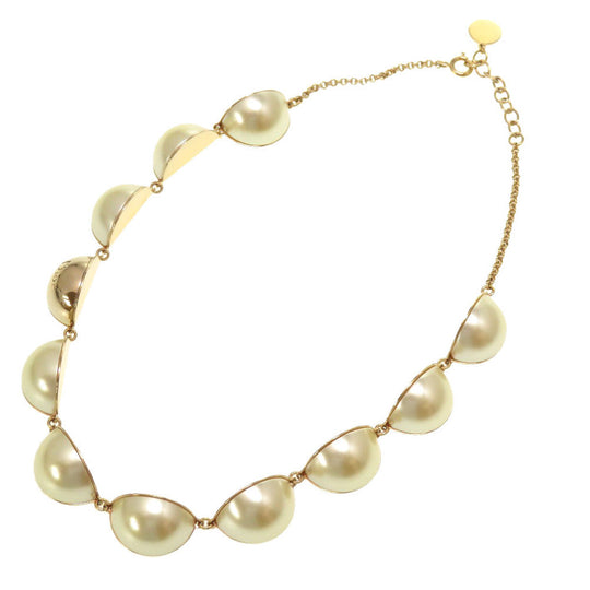 Dior choker metal gold Women Used Authentic