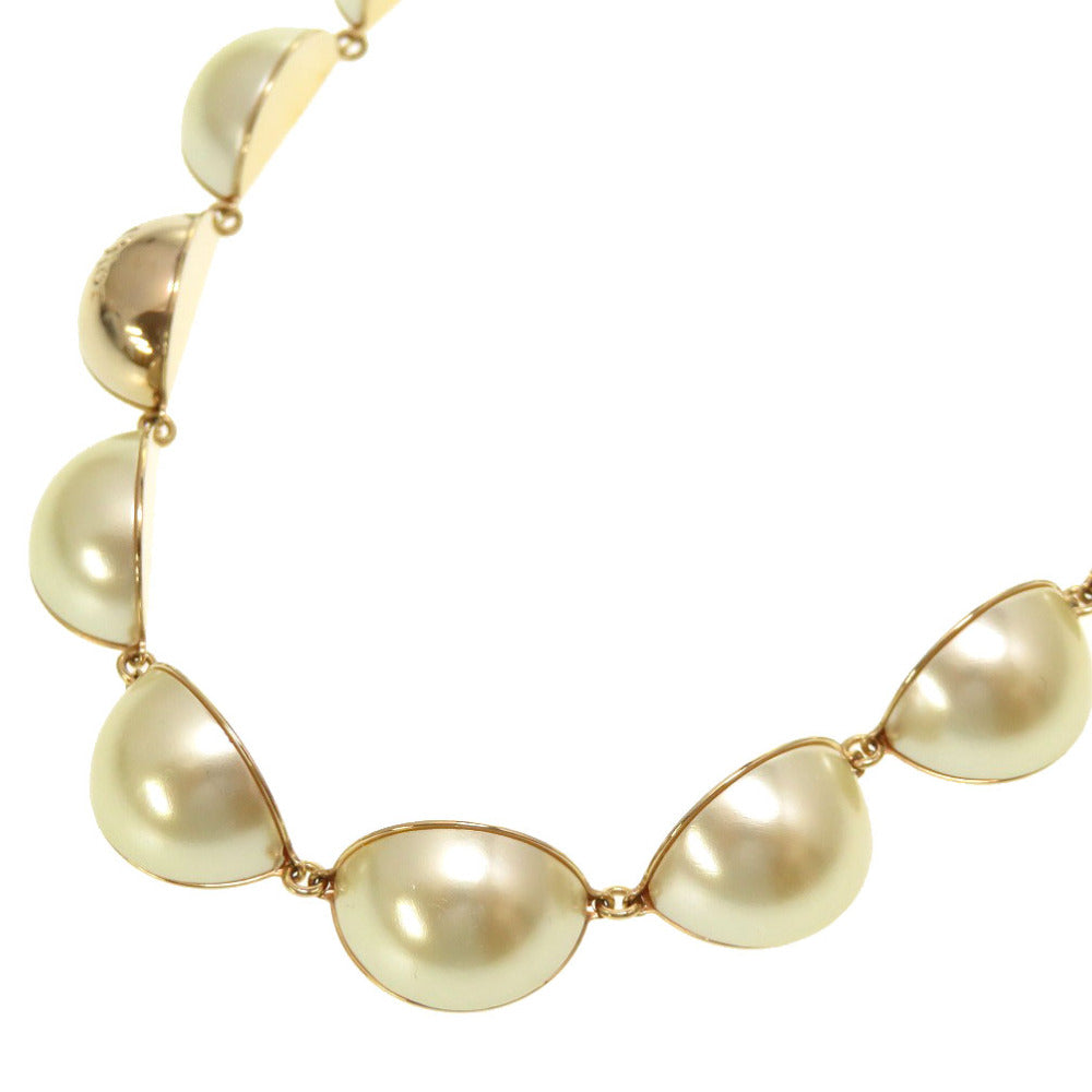 Dior choker metal gold Women Used Authentic