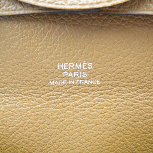 HERMES Coin case Shave bronze Bastia Women Used Authentic