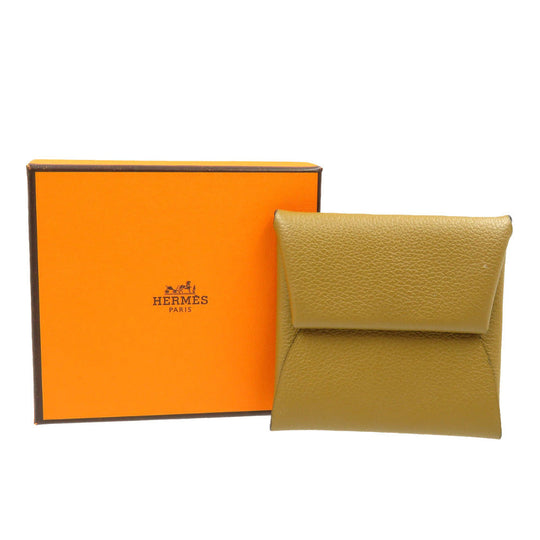 HERMES Coin case Shave bronze Bastia Women Used Authentic