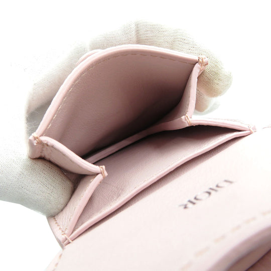 Christian Dior key ring leather pink Women Used Authentic