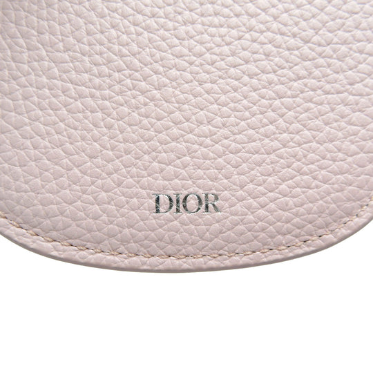 Christian Dior key ring leather pink Women Used Authentic