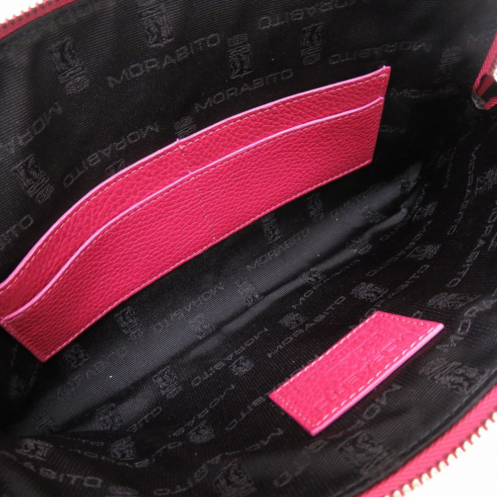 Lucien Pellat-Finet Shoulder Bag leather pink Morabito Collaboration Women(Unisex) Used Authentic