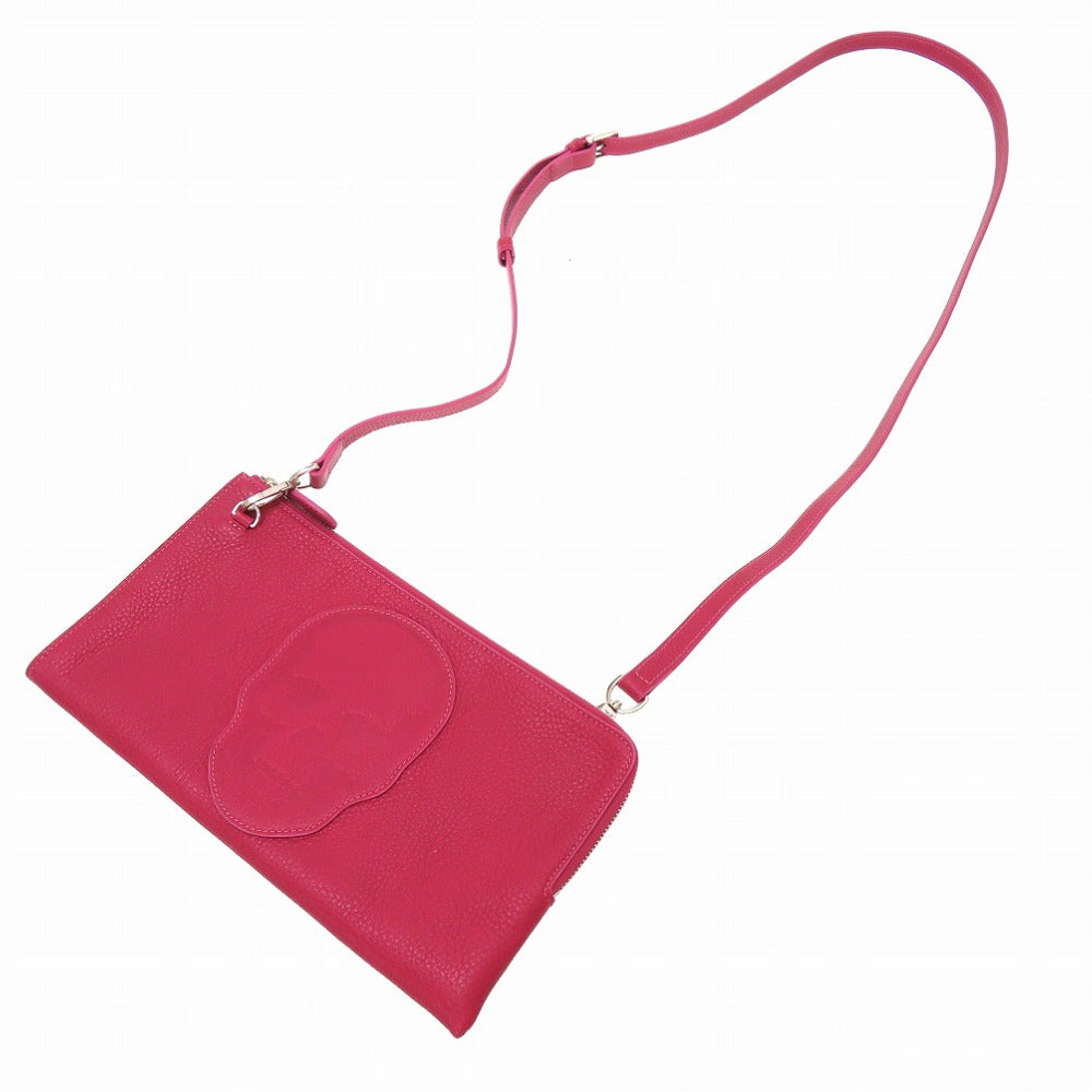Lucien Pellat-Finet Shoulder Bag leather pink Morabito Collaboration Women(Unisex) Used Authentic