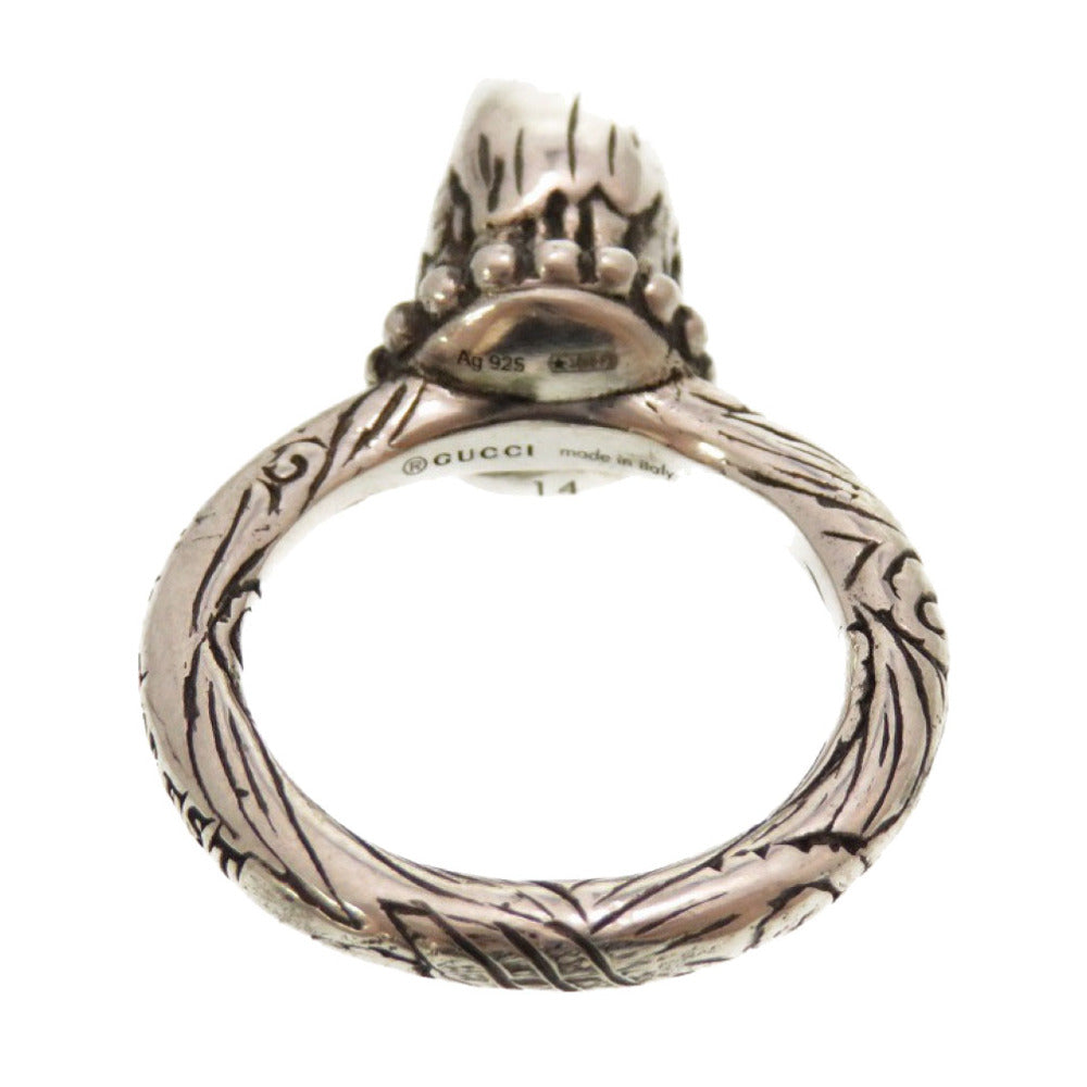 GUCCI Ring Silver925 Silver angerforest eagle mens(Unisex) 14 Used Authentic