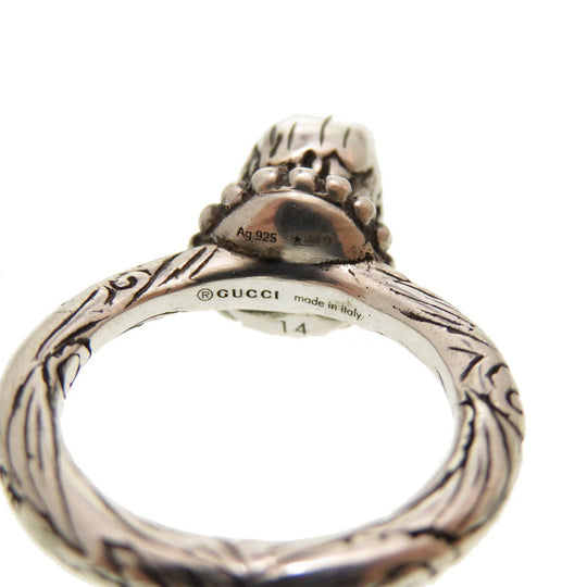 GUCCI Ring Silver925 Silver angerforest eagle mens(Unisex) 14 Used Authentic