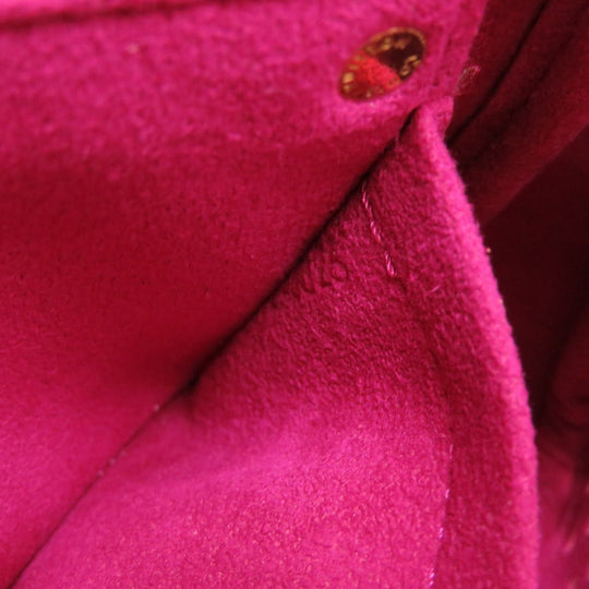 LOUIS VUITTON Handbag M95183 Monogram Perfo Fuchsia Monogram Perfo Pochette Accessories Women Used Authentic