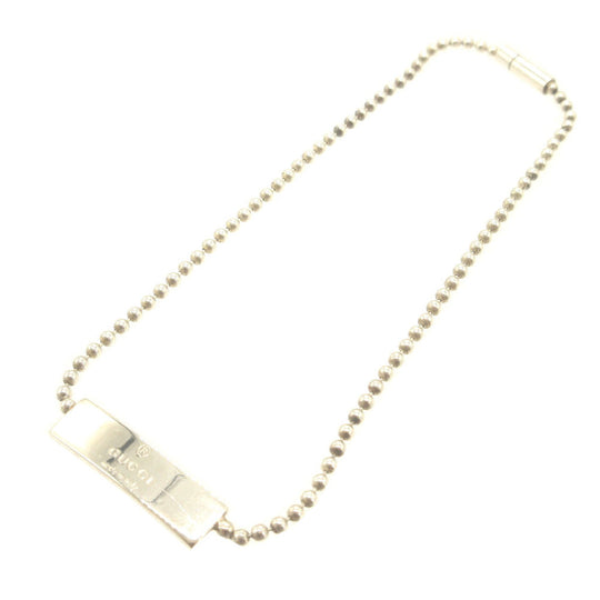 GUCCI bracelet Silver925 Silver 2 consecutive ball chain Women Used Authentic
