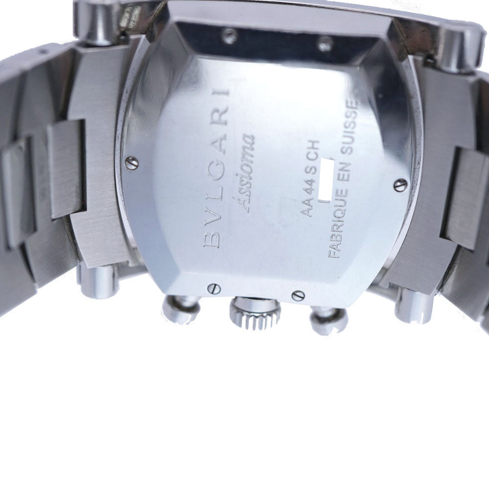 BVLGARI Watches Mechanical Automatic AA44SCH Stainless Steel gray Mechanical Automatic Assioma Chrono gray dial mens Used Authentic