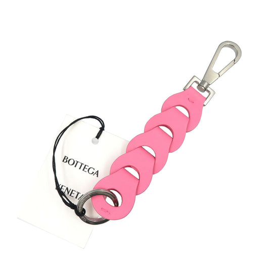 BOTTEGAVENETA key ring 577930 Calfskin, Metal Rose Women Used Authentic
