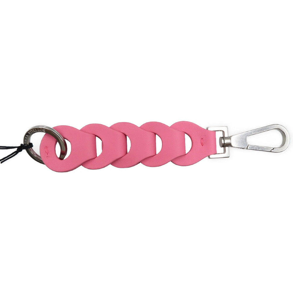 BOTTEGAVENETA key ring 577930 Calfskin, Metal Rose Women Used Authentic