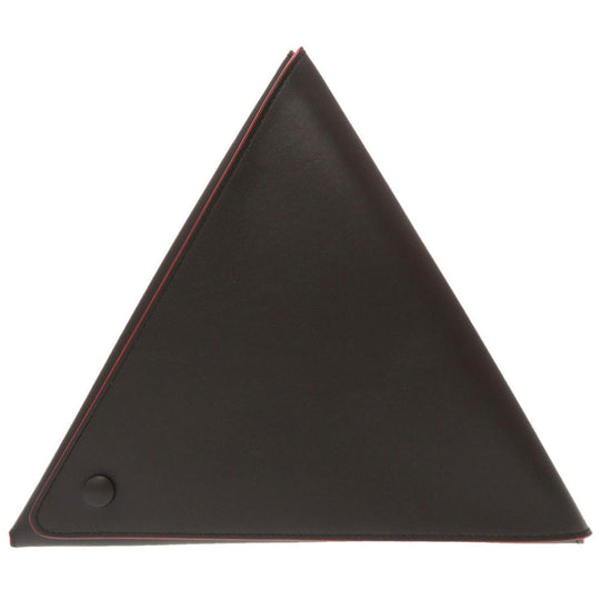 BOTTEGAVENETA Clutch bag leather black Triangle Women Used Authentic
