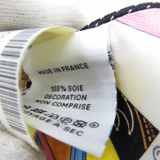 HERMES scarf silk pink Twilly pocket Women Used Authentic