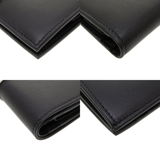 GIVENCHY Bifold Wallet BB605AB0CQ 001 leather black Givenchy Women Used Authentic