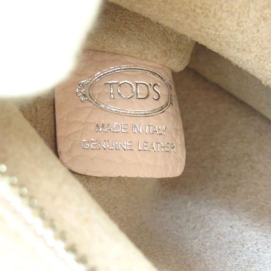 TOD'S Handbag XBWAOSA0200 leather pink Women Used Authentic