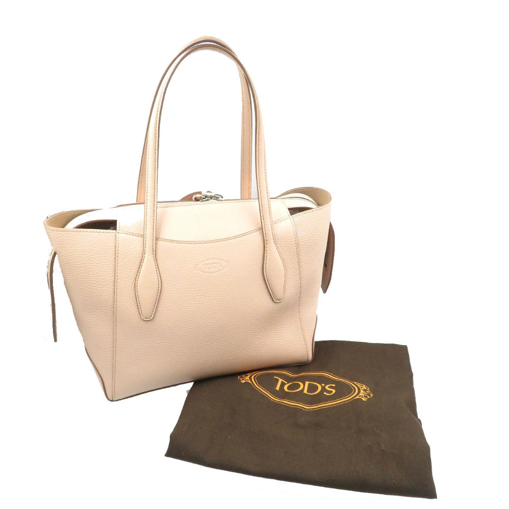 TOD'S Handbag XBWAOSA0200 leather pink Women Used Authentic